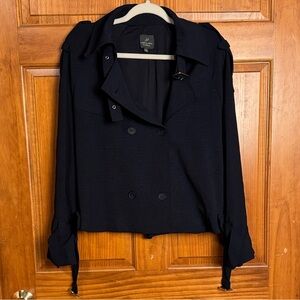 Adrianna Papell Women’s Lightweight Navy Blue Jacket size Medium